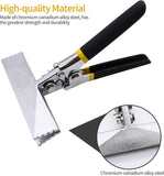 Straight Jaw Hand Seamer, Sheet Metal Bending Tool for Flattening, Folding, HVAC Ductwork, Roofing and Repair Work, 15.2 cm In Australia - Darrahopens