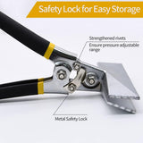 Straight Jaw Hand Seamer, Sheet Metal Bending Tool for Flattening, Folding, HVAC Ductwork, Roofing and Repair Work, 15.2 cm