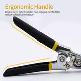 Straight Jaw Hand Seamer, Sheet Metal Bending Tool for Flattening, Folding, HVAC Ductwork, Roofing and Repair Work, 15.2 cm