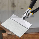 Straight Jaw Hand Seamer, Sheet Metal Bending Tool for Flattening, Folding, HVAC Ductwork, Roofing and Repair Work, 15.2 cm