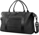 Travel Duffle Bag with Trolley Sleeve, Weekender Overnight and Gym Bag for Carry On Travel, Hospital Stays and Short Trips, Black In Australia - Darrahopens