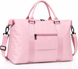 Travel Duffle Bag with Trolley Sleeve, Weekender Overnight and Gym Bag for Carry On Travel, Hospital Stays and Short Trips, Pink In Australia - Darrahopens