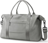 Travel Duffle Bag with Trolley Sleeve, Weekender Overnight and Gym Bag for Carry On Travel, Hospital Stays and Short Trips, Grey In Australia - Darrahopens