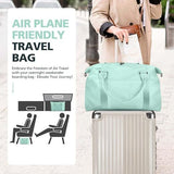 Weekender Travel Duffle Bag with Trolley Sleeve, Small Gym and Overnight Bag for Carry On Flights, Short Trips and Daily Travel, Green In Australia - Darrahopens