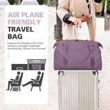 Travel Duffle Bag with Trolley Sleeve, Weekender Overnight and Gym Bag for Carry On Travel, Hospital Stays and Short Trips, Purple In Australia - Darrahopens