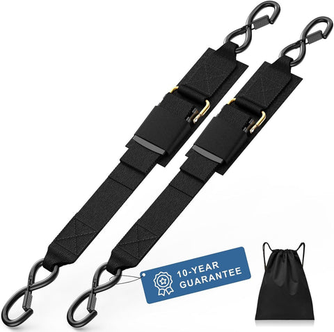 2 Pack Boat Tie Down Straps, Adjustable Anti Corrosion Transom Straps for Boats, Jet Skis, Kayaks and Pontoons, 548 kg, 5.1 x 121.9 cm In Australia - Darrahopens