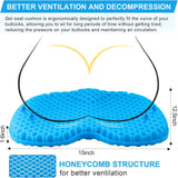 Anti Slip Gel Kayak Seat Cushion with Waterproof Cover, Thick Canoe and Boat Seat Pad for Paddling, Fishing and Outdoor Comfort, Blue In Australia - Darrahopens