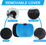 Anti Slip Gel Kayak Seat Cushion with Waterproof Cover, Thick Canoe and Boat Seat Pad for Paddling, Fishing and Outdoor Comfort, Blue In Australia - Darrahopens