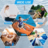 Anti Slip Gel Kayak Seat Cushion with Waterproof Cover, Thick Canoe and Boat Seat Pad for Paddling, Fishing and Outdoor Comfort, Blue In Australia - Darrahopens