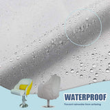 Waterproof Boat Captain Seat Cover, Weather Resistant Protective Cover for Pedestal and Pontoon Helm Chairs, Silver, 65 x 65 x 120 cm In Australia - Darrahopens