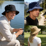 Packable Wide Brim Sun Bucket Hat, Lightweight Quick Dry Water Resistant Hat for Fishing, Hiking, Gardening, Beach and Camping In Australia - Darrahopens