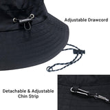 Packable Wide Brim Sun Bucket Hat, Lightweight Quick Dry Water Resistant Hat for Fishing, Hiking, Gardening, Beach and Camping In Australia - Darrahopens
