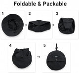 Packable Wide Brim Sun Bucket Hat, Lightweight Quick Dry Water Resistant Hat for Fishing, Hiking, Gardening, Beach and Camping