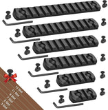 Single Aluminium Picatinny Accessory Rail Set with 13 T Nuts, Screws and Wrench for Mounting Compatible Accessories, 3 to 13 Slots In Australia - Darrahopens