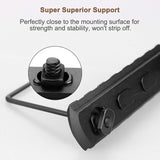 Single Aluminium Picatinny Accessory Rail Set with 13 T Nuts, Screws and Wrench for Mounting Compatible Accessories, 3 to 13 Slots In Australia - Darrahopens