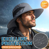 Wide Brim UPF 50+ Sun Bucket Hat, Water Resistant Breathable Outdoor Hat for Hiking, Fishing, Camping, Gardening, Beach and Travel In Australia - Darrahopens