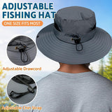 Wide Brim UPF 50+ Sun Bucket Hat, Water Resistant Breathable Outdoor Hat for Hiking, Fishing, Camping, Gardening, Beach and Travel In Australia - Darrahopens