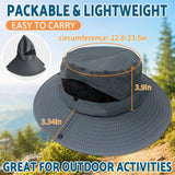 Wide Brim UPF 50+ Sun Bucket Hat, Water Resistant Breathable Outdoor Hat for Hiking, Fishing, Camping, Gardening, Beach and Travel In Australia - Darrahopens