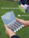 210 Piece Fishing Barrel Swivels with Snaps, Saltwater and Freshwater Snap Connector Set for Quick Lure Changes and Tackle Repairs In Australia - Darrahopens