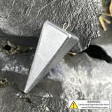 10 Pack Pyramid Fishing Sinkers, 28 g No Roll Triangle Weights for Surf, Beach, Pier and Ocean Saltwater Fishing Tackle