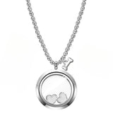 Darrahopens Fashion > Women's Fashion > Women's Jewellery Pet Ashes Memorial Necklace, Glass Circle Urn Pendant with Stainless Steel Chain for Pet Fur, Dried Flowers and Keepsake Jewellery, Transparent In Australia - Darrahopens