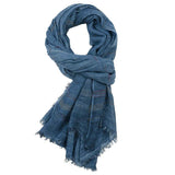 Autumn Winter Men's Basic Cotton Scarf, Medium Thickness for All Seasons, Versatile Black Oversized Soft Warm Touch In Australia - Darrahopens