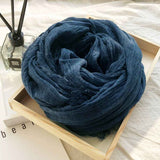 Autumn Winter Men's Basic Cotton Scarf, Medium Thickness for All Seasons, Versatile Black Oversized Soft Warm Touch In Australia - Darrahopens