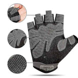 Women's Half Finger Gym Gloves with Non-Slip Gel Pads for Weightlifting, Bodybuilding, and Cycling, Breathable Elastic Fabric Size L for Secure Grip In Australia - Darrahopens