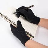 Copper Fiber Compression Gloves for Touchscreen Use, Warm Non-Slip Silicone Palm for Outdoor Sports Fitness Riding Cycling, Size M for Arthritis Support In Australia - Darrahopens