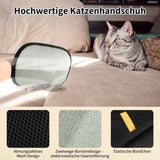 2-Piece Electrostatic Pet Hair Removal Gloves for Cats and Dogs, Reusable Washable Grooming Mitt for Furniture Clothing and Car Seats In Australia - Darrahopens