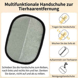 2-Piece Electrostatic Pet Hair Removal Gloves for Cats and Dogs, Reusable Washable Grooming Mitt for Furniture Clothing and Car Seats In Australia - Darrahopens
