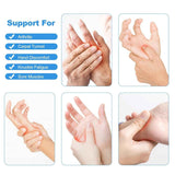 Fingerless Arthritis Compression Gloves for Pain Relief and Warmth, Breathable Cotton Spandex Blend for Typing Gaming and Daily Activities Size M
