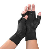 Black Small Arthritis Compression Gloves for Hand Pain and Swelling Relief, Mild Support for Osteoarthritis Stiffness and Mobility with Non-Slip Grip In Australia - Darrahopens