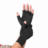 Black Small Arthritis Compression Gloves for Hand Pain and Swelling Relief, Mild Support for Osteoarthritis Stiffness and Mobility with Non-Slip Grip In Australia - Darrahopens