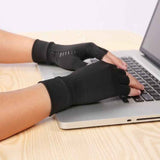 Black Small Arthritis Compression Gloves for Hand Pain and Swelling Relief, Mild Support for Osteoarthritis Stiffness and Mobility with Non-Slip Grip In Australia - Darrahopens