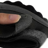 Black Tactical Military Gloves with Touchscreen Compatibility, Reinforced Nylon Construction with Non-Slip Panels and Adjustable Velcro Cuffs Size L