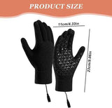 USB Heated Gloves with Touchscreen and Removable Heating Core, Fast Heating Anti-Slip Acrylic Knit for Winter Sports and Outdoor Activities, Requires 5V2A Power In Australia - Darrahopens