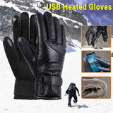 Electric Heated Gloves for Winter Cycling Motorcycle Skiing and Fishing, USB Gear Heating System Requires Power Bank for Warmth and Outdoor Comfort In Australia - Darrahopens