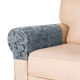 Stretchy Armrest Covers Set of 2 for Sofa and Armchair, Soft Spandex Polyester Jacquard Fabric with Non-Slip Design, Furniture Protectors Machine Washable Easy Care In Australia - Darrahopens