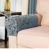 Stretchy Armrest Covers Set of 2 for Sofa and Armchair, Soft Spandex Polyester Jacquard Fabric with Non-Slip Design, Furniture Protectors Machine Washable Easy Care In Australia - Darrahopens