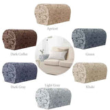Stretchy Armrest Covers Set of 2 for Sofa and Armchair, Soft Spandex Polyester Jacquard Fabric with Non-Slip Design, Furniture Protectors Machine Washable Easy Care In Australia - Darrahopens