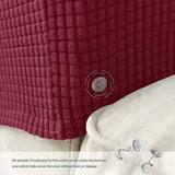 Burgundy Stretch Armchair Armrest Cover for Sofa, Waterproof Polyester Fabric with Non-Slip Machine Washable Design, 2 Pack Furniture Protector for Pets and Kids In Australia - Darrahopens