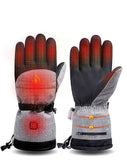 Electric Heated Gloves for Men and Women with 3 Heat Levels, Carbon Fiber Heating Panels and 3M Thinsulate Cotton, Waterproof PU Palm for Winter Sports In Australia - Darrahopens