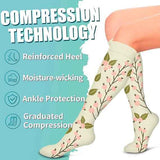 Compression Socks for Women and Men Circulation 6 Pairs, Graduated Support for Running Athletic Sports S/M, Breathable Nylon Blend for All-Day Comfort and Recovery In Australia - Darrahopens