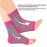 White Neuropathy Socks 3 Pairs S/M, Soothing Compression for Neuropathy Pain Tendinitis Plantar Fasciitis, Breathable Thermal Nylon with Ankle Support for Recovery In Australia - Darrahopens