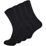 Dark Grey Loose Elastic Socks 8-Pack for Sensitive Legs, Piqué Woven Comfort Band for Even Pressure, Size 39-42 for Men and Women In Australia - Darrahopens