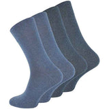 Dark Grey Loose Elastic Socks 8-Pack for Sensitive Legs, Piqué Woven Comfort Band for Even Pressure, Size 39-42 for Men and Women In Australia - Darrahopens