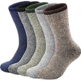 Men's Warm Wool Thermal Socks Pack, Thick Hiking Crew Boot Socks with Soft Breathable Fabric, Size UK 6-11 for Winter Outdoor Casual Wear In Australia - Darrahopens