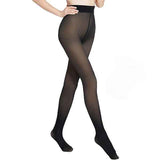 Black Thermal Lined Pantyhose Tights for Women Winter, High Elastic Stretchy Fit for 155-175 cm Height and 40-75 kg Weight, Elegant Semi-Transparent Warm Legwear In Australia - Darrahopens