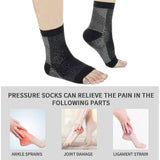 Black Neuropathy Socks 3 Pairs S/M, Soothing Compression for Neuropathy Pain Tendinitis Plantar Fasciitis, Breathable Thermal Nylon with Ankle Support and Stability In Australia - Darrahopens